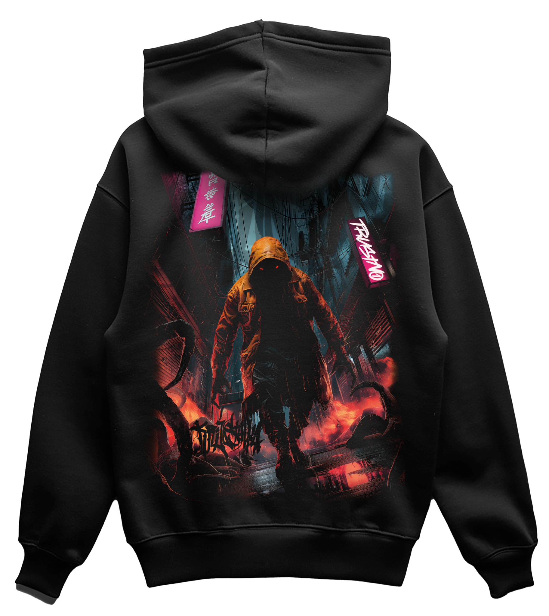 Bild von Krijo Stalka - 'Leichenspürhunde' Hoody [schwarz]